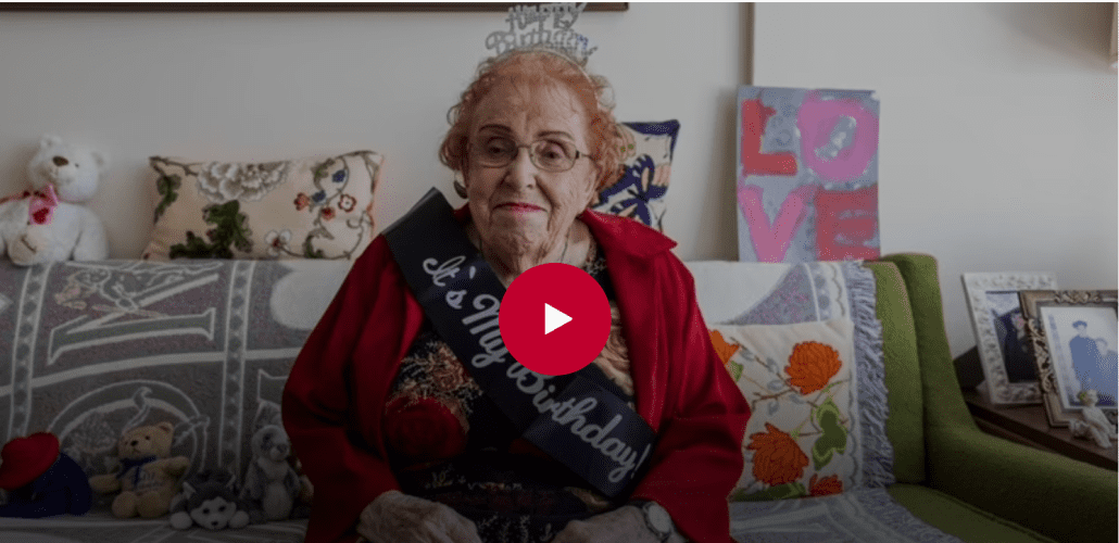 בת מצווה בגיל בגיל 103